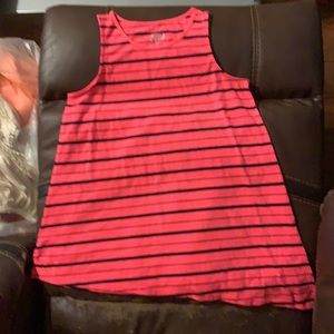 pink striped justice shirt